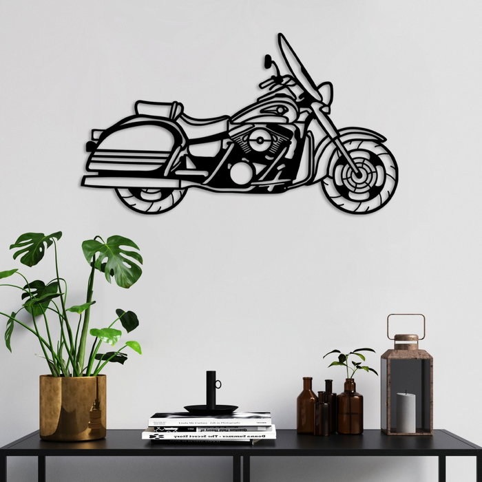 Wallity Escultura de pared Motorcycle en negro Wallity Escultura de pared Motorcycle en negro